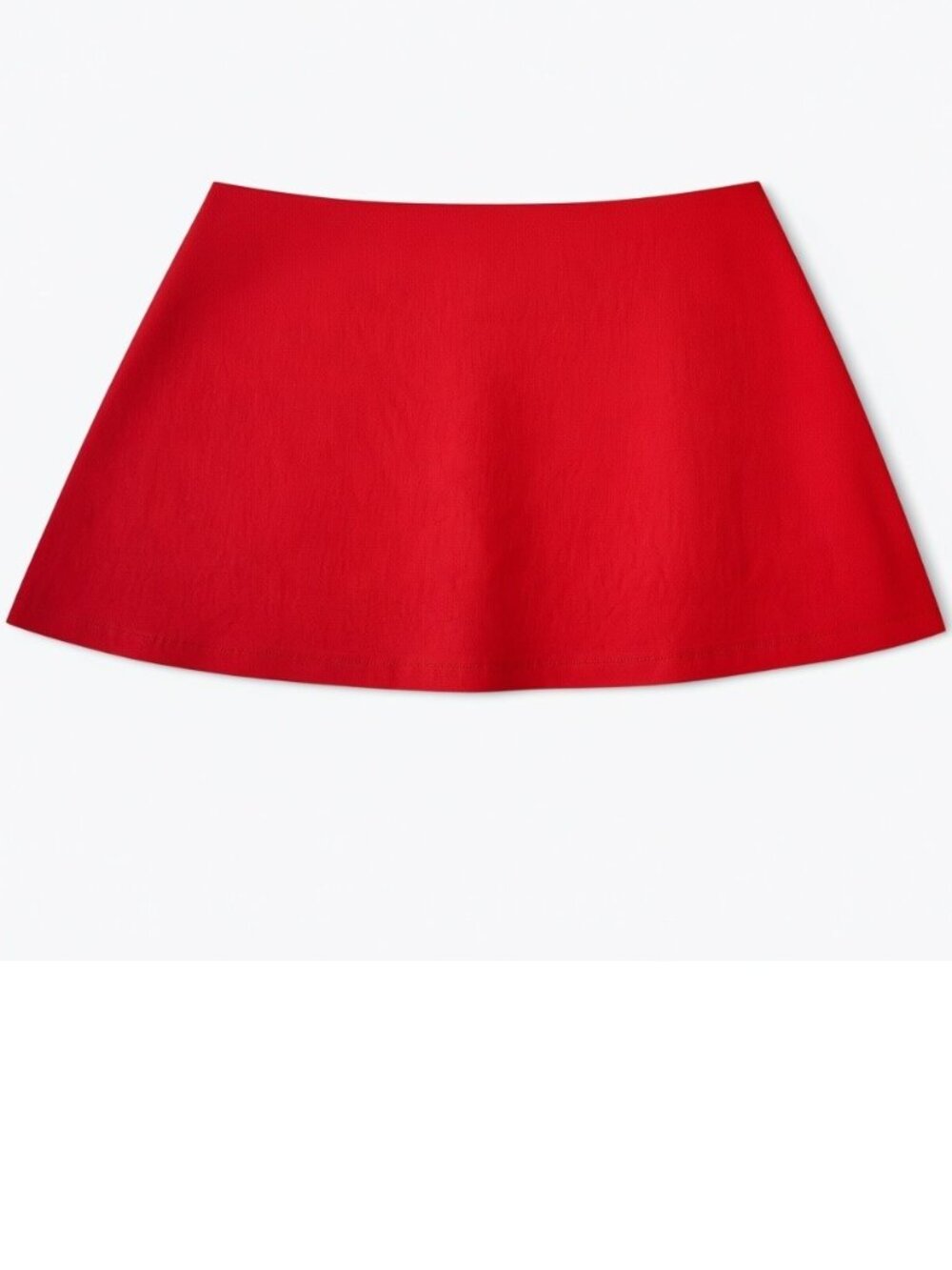 NEW Forever 21 Bright Red A-Line Mini Skirt with built-in Skort Size XL